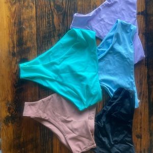 BRAND NEW Shein High Cut Cheeky Bikini Bottoms Lot